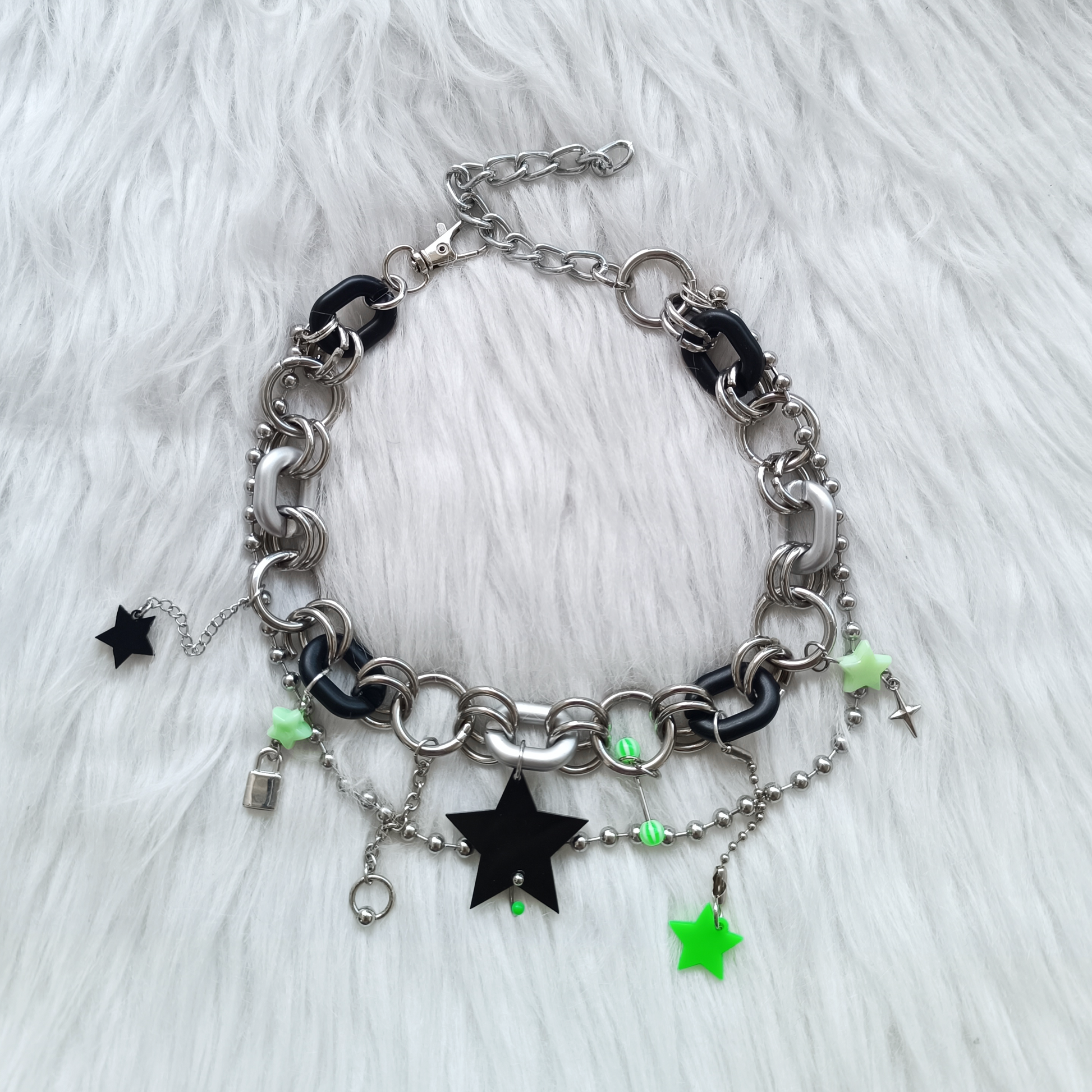 Neon Monster Necklace