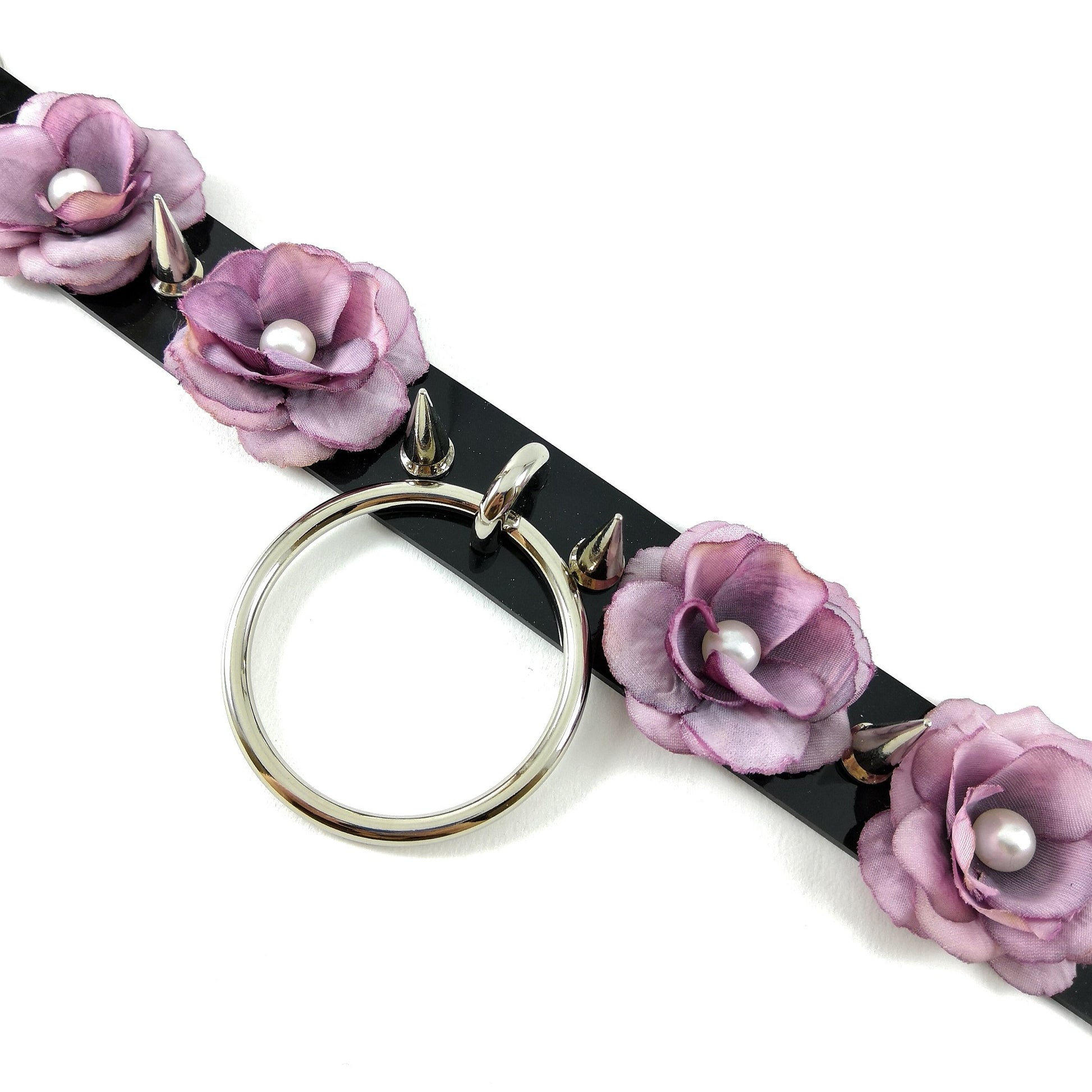 Flowers Ring Choker (SILVER)