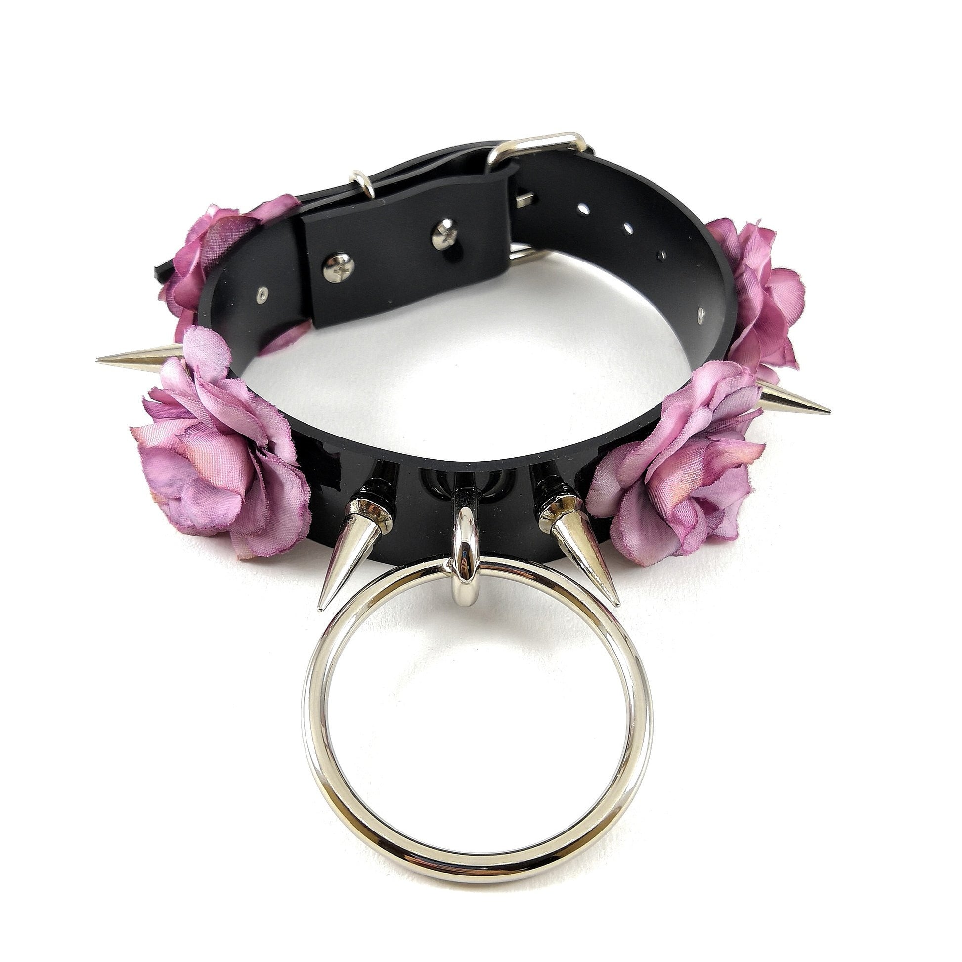 Flowers Ring Choker (SILVER)