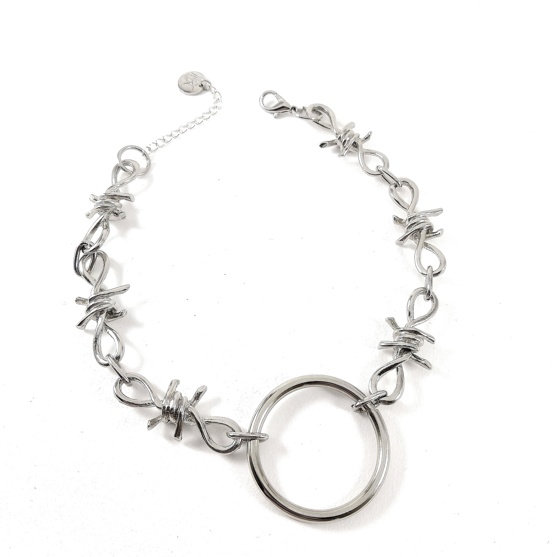 Barbed Wire O-Ring Necklace
