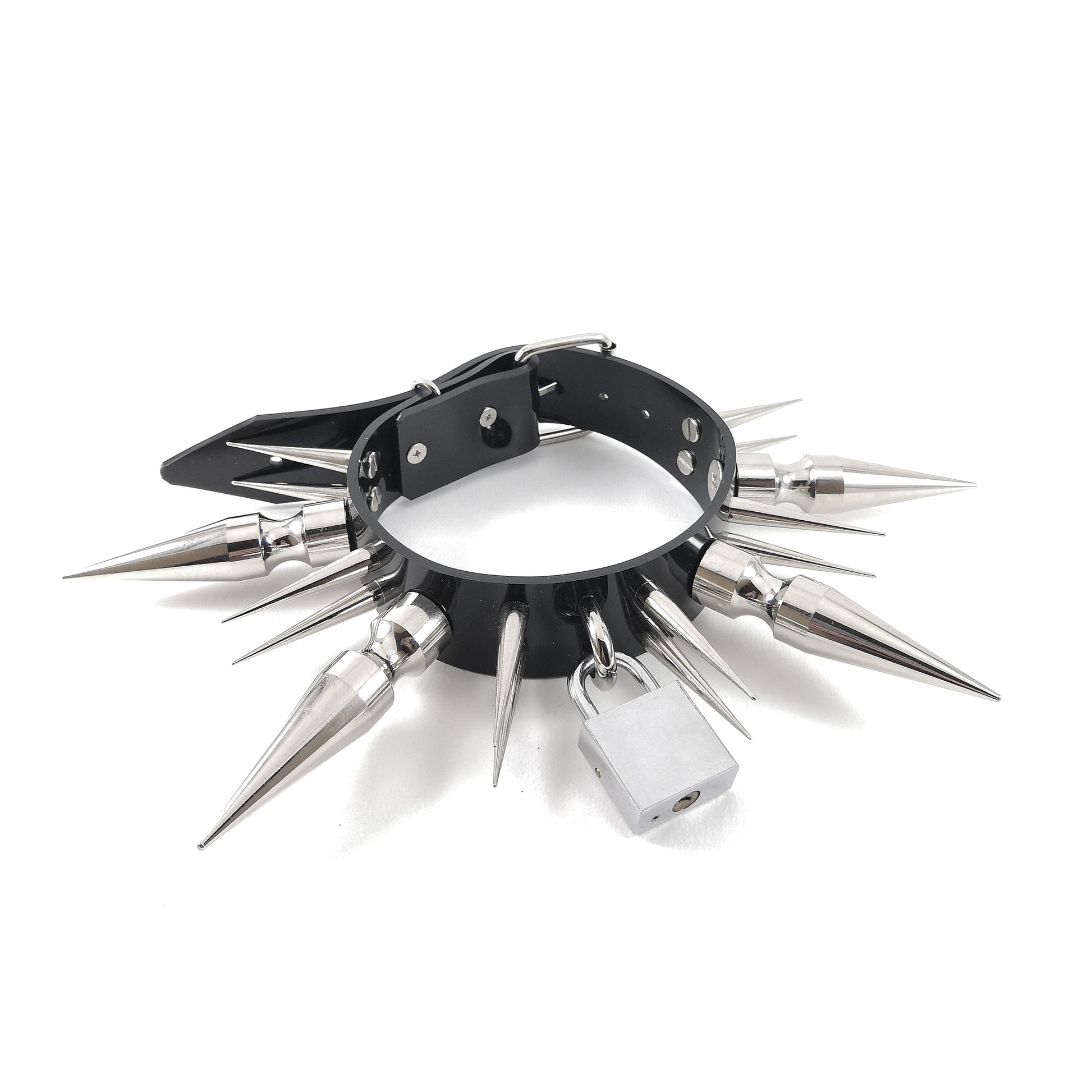 XXL Spikes & Padlock Choker PRE-ORDER