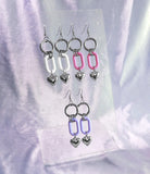 Toy hearts earrings