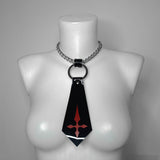 Goth tie Necklace