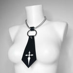 Goth tie Necklace