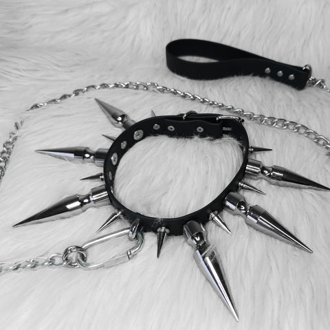 Brat Tamer Choker and leash (large size)