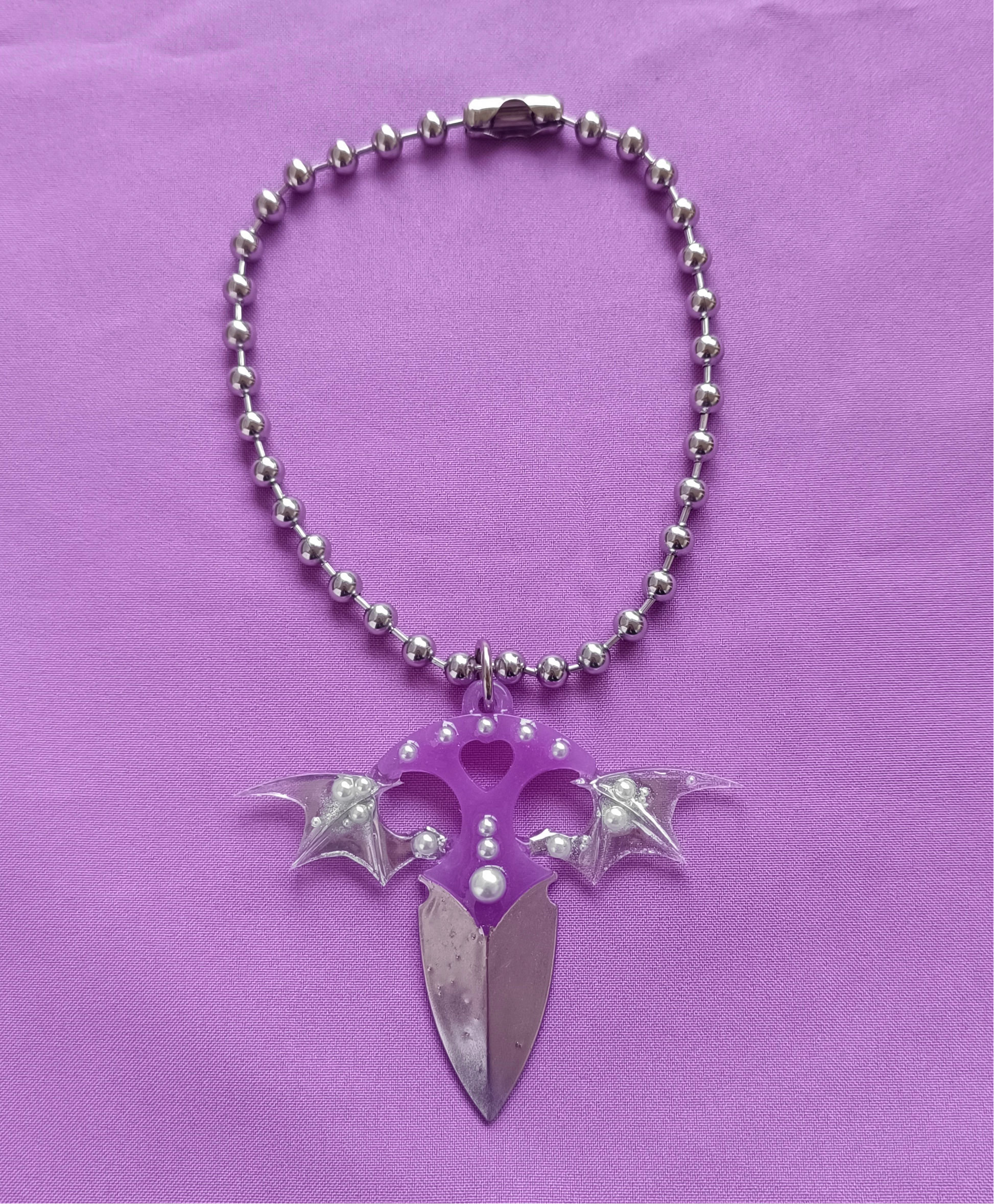 Bat Dagger necklace