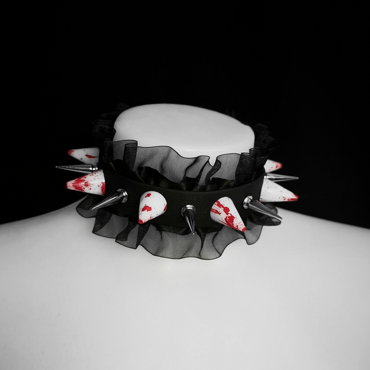 Scream Queen Choker (black/black)