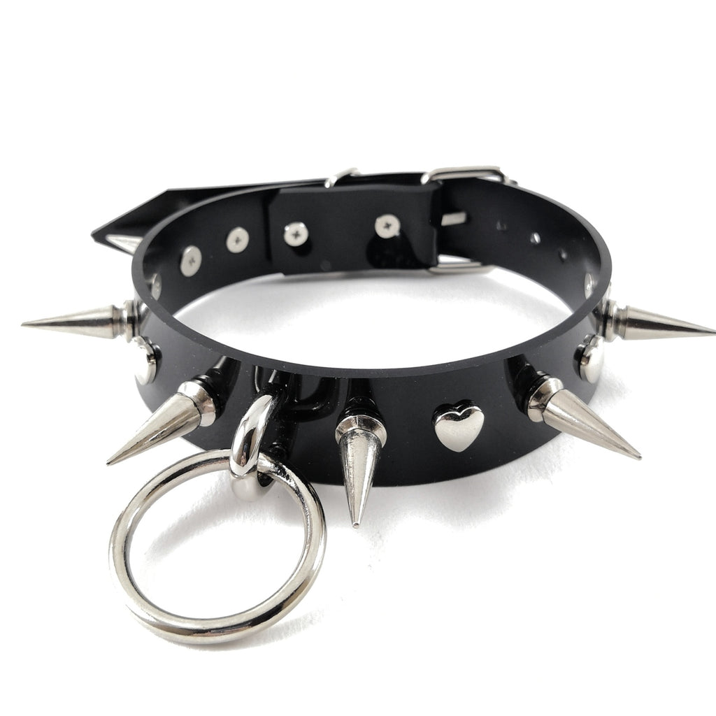 Mini Hearts Spikes Choker