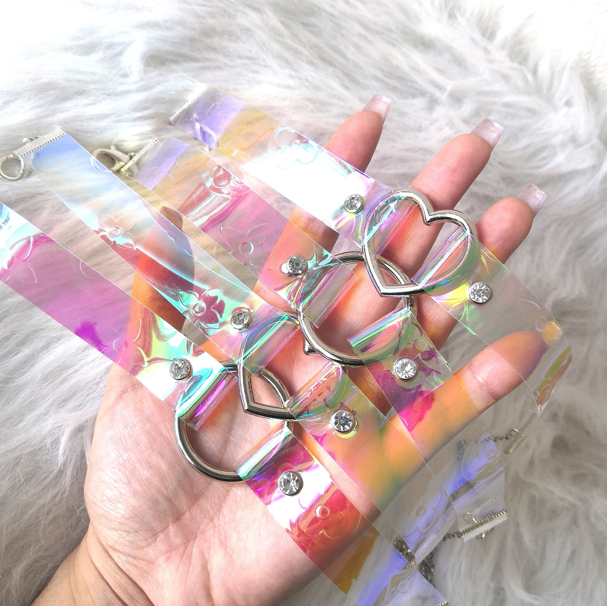 Iridescent LV Mini Choker