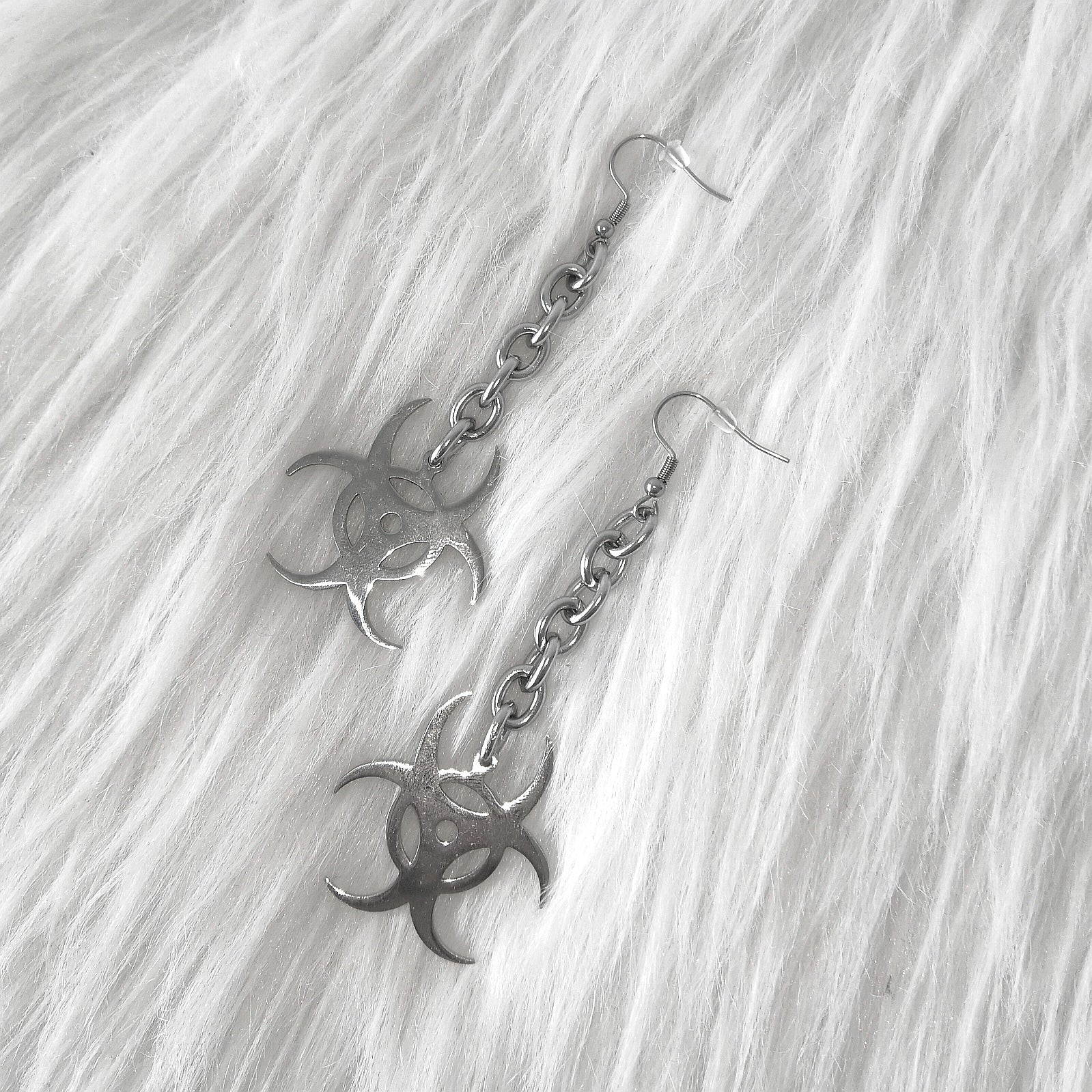 Biohazard Earrings