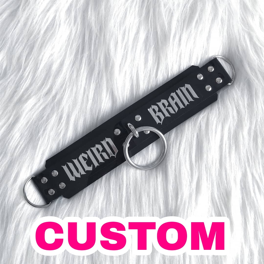 Custom ring word choker